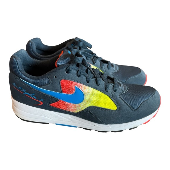 Nike Other - Nike Kids' Navy and Neon Sneakers